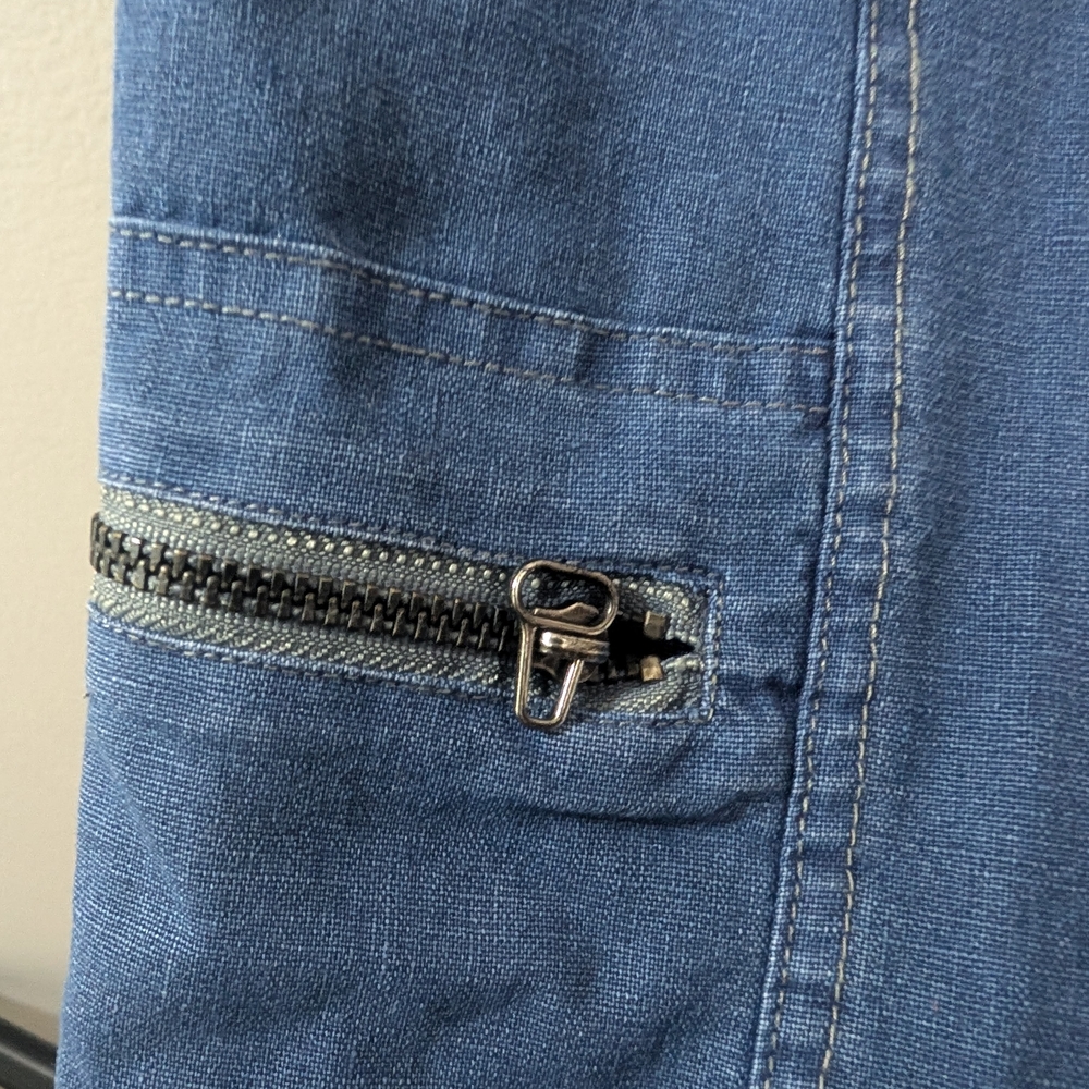 XCVI Denim Blue Casual Pants Stretchy - Picture 4 of 7